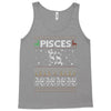 pisces christmas ugly sweater Tank Top