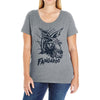 night of the fangaroo Ladies Curvy T-Shirt