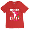 mommy shark doo doo doo family matching V-Neck Tee