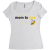 Mom to Bee Unknown Gender Women's Triblend Scoop T-shirt