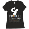 proud Autism dad Ladies Fitted T-Shirt