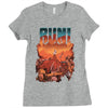 run! Ladies Fitted T-Shirt