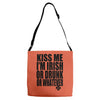 kiss me i'm irish or drunk or whatever t shirt st patricks day funny t Adjustable Strap Totes