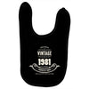 premium vintage 1981 classic perfectly aged limited edition Baby Bibs