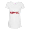 and chill Maternity Scoop Neck T-shirt