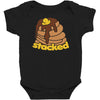 stacked pancakes Baby Bodysuit