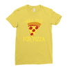 will plie for pizza Ladies Fitted T-Shirt