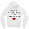 happy valentine day honey Zipper Hoodie