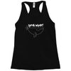 speak whale Racerback Tank