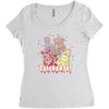 five nights at freddy's celebrate! Women's Triblend Scoop T-shirt