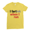 funny i fartlek Ladies Fitted T-Shirt