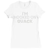 quack Ladies Fitted T-Shirt