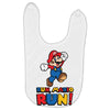 run, mario run Baby Bibs