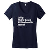 tribe called quest names Women's V-Neck T-Shirt