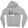 Piano Zipper Hoodie