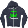 cider (cyder cyber) punk drinking apple west country rough scrumpy Zipper Hoodie