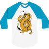 bruce, the dragon 3/4 Sleeve Shirt