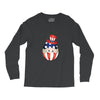 4th of July Peeking Baby Inside Egg Long Sleeve Shirts
