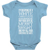 white christmas Baby Bodysuit
