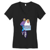 he t Women's V-Neck T-Shirt