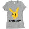 picachu gameboy Ladies Fitted T-Shirt