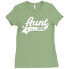 aunt since 2016 Ladies Fitted T-Shirt