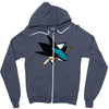 jose sharks youth Zipper Hoodie
