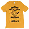 Never Underestimate the Strength of a Childhood Cancer Warrior T-Shirt