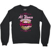 quens are born [your date] Crewneck Sweatshirt