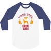 This Girl Loves Her Great Dane 3/4 Sleeve Shirt