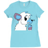 arctic fox adopt Ladies Fitted T-Shirt