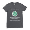 natural 1   orc Ladies Fitted T-Shirt