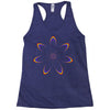 rainbow flower Racerback Tank
