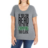 if you can read this, you are camping too close Ladies Curvy T-Shirt