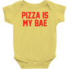 pizza is my bae ringer Baby Onesie