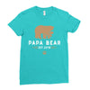 papa bear Ladies Fitted T-Shirt