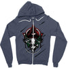 illuminati damage Zipper Hoodie