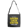 This is What a Sarcoma Cancer Survivor Looks Like Adjustable Strap Totes