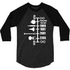 spaceship timeline funny  sci fi star retro wars trek joke cool 3/4 Sleeve Shirt