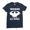 Training to be Like All Might Ladies Fitted T-Shirt