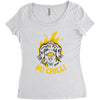 no chill Women's Triblend Scoop T-shirt