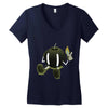 self destruction Women's V-Neck T-Shirt