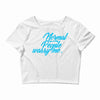 normal people wassy me Crop Top