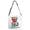 party a drink Adjustable Strap Totes