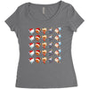 christmas animal Women's Triblend Scoop T-shirt