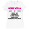 Gemini Woman Ladies Fitted T-Shirt