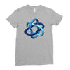 imu logo wt Ladies Fitted T-Shirt