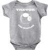 piscine t shirt personnalis&eacute; votre nom 8 ball arnaqueur Baby Onesie