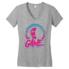 let's play the game eightees Women's V-Neck T-Shirt