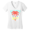 California Summer Women's V-Neck T-Shirt